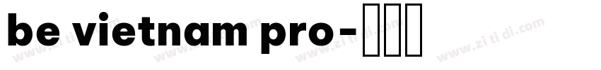 be vietnam pro字体转换